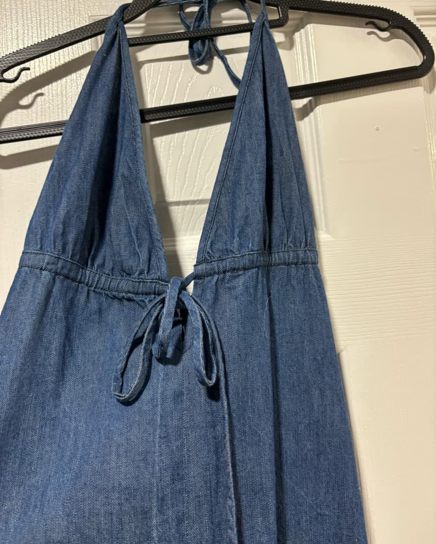Marni Denim Halter Dress  - Image 2