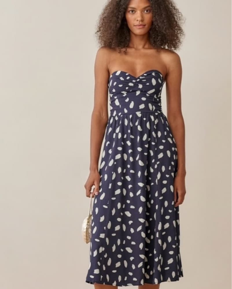 Reformation Strapless Aymeline Dress - Image 1