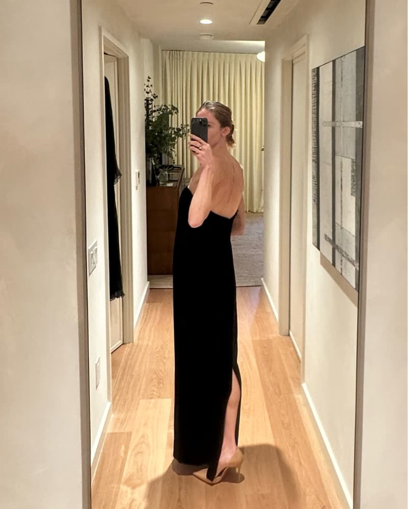 One Of A Kind Vintage Velvet Strapless - Image 1