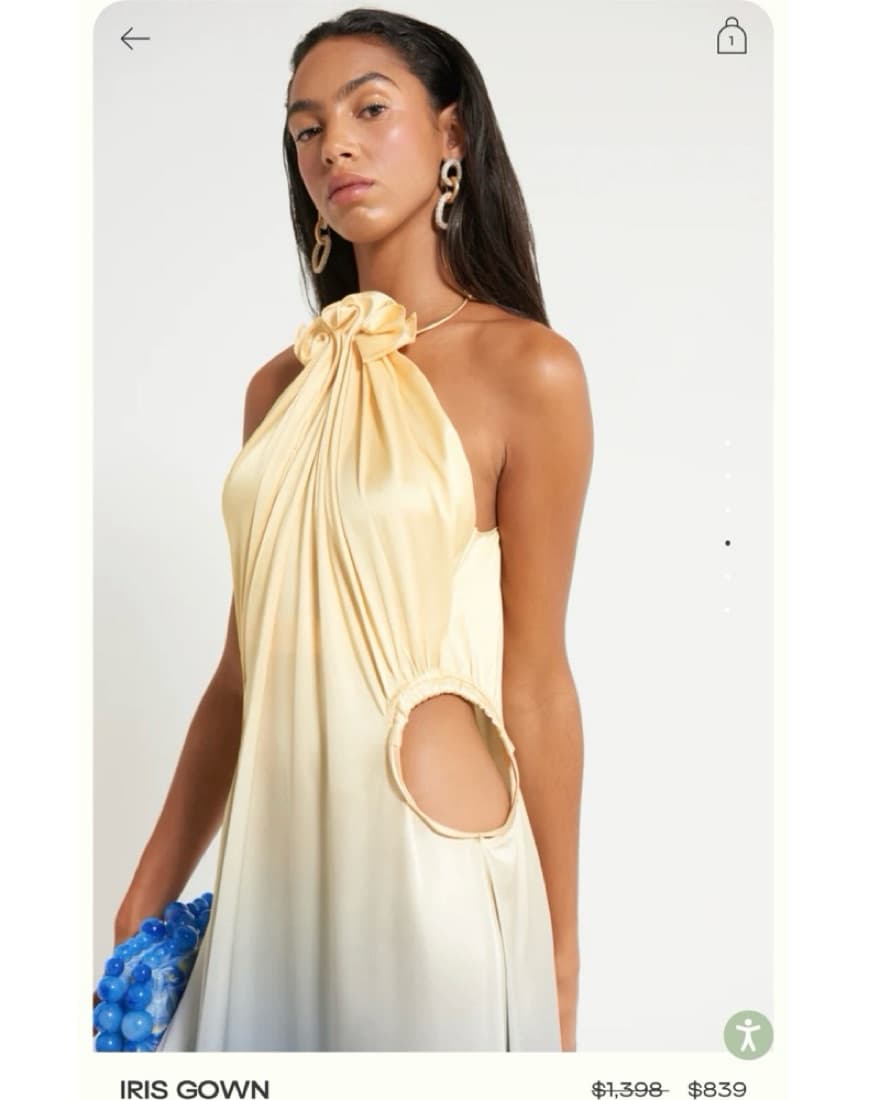 Cult Gaia Iris Gown - Image 3