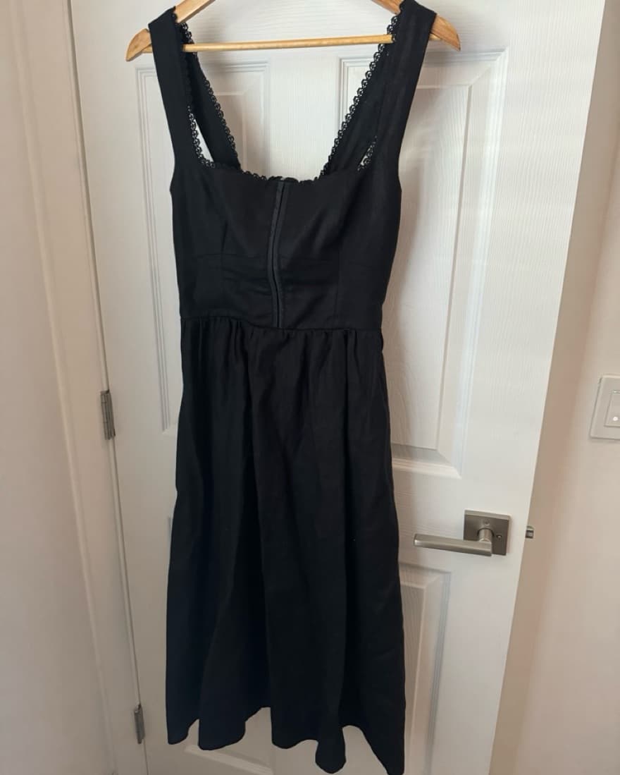 Black Reformation Dress - Image 3