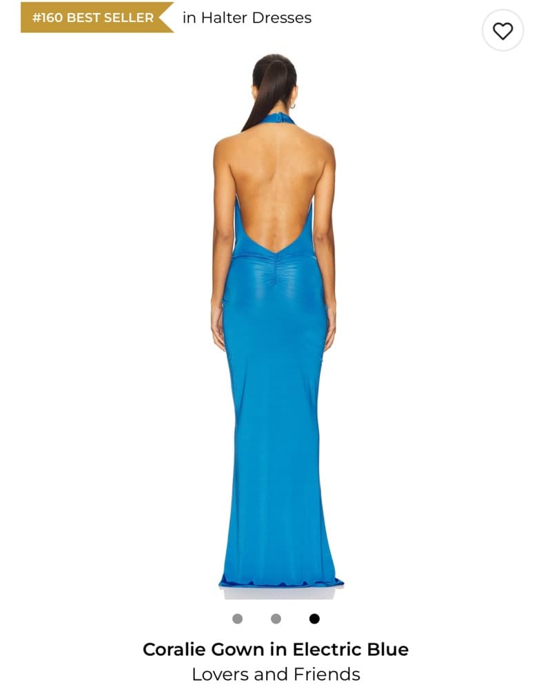 Lovers And Friends Blue Long Dress - Image 2