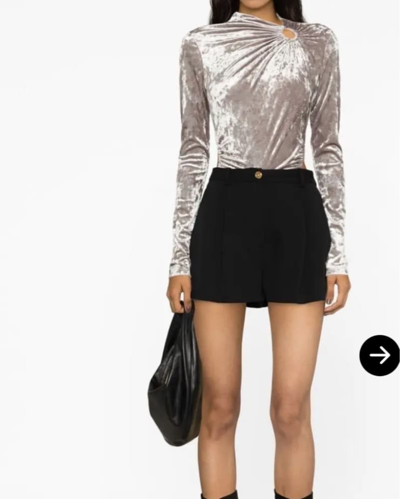 Isabel Marant Crush Velvet Bodysuit - Image 2