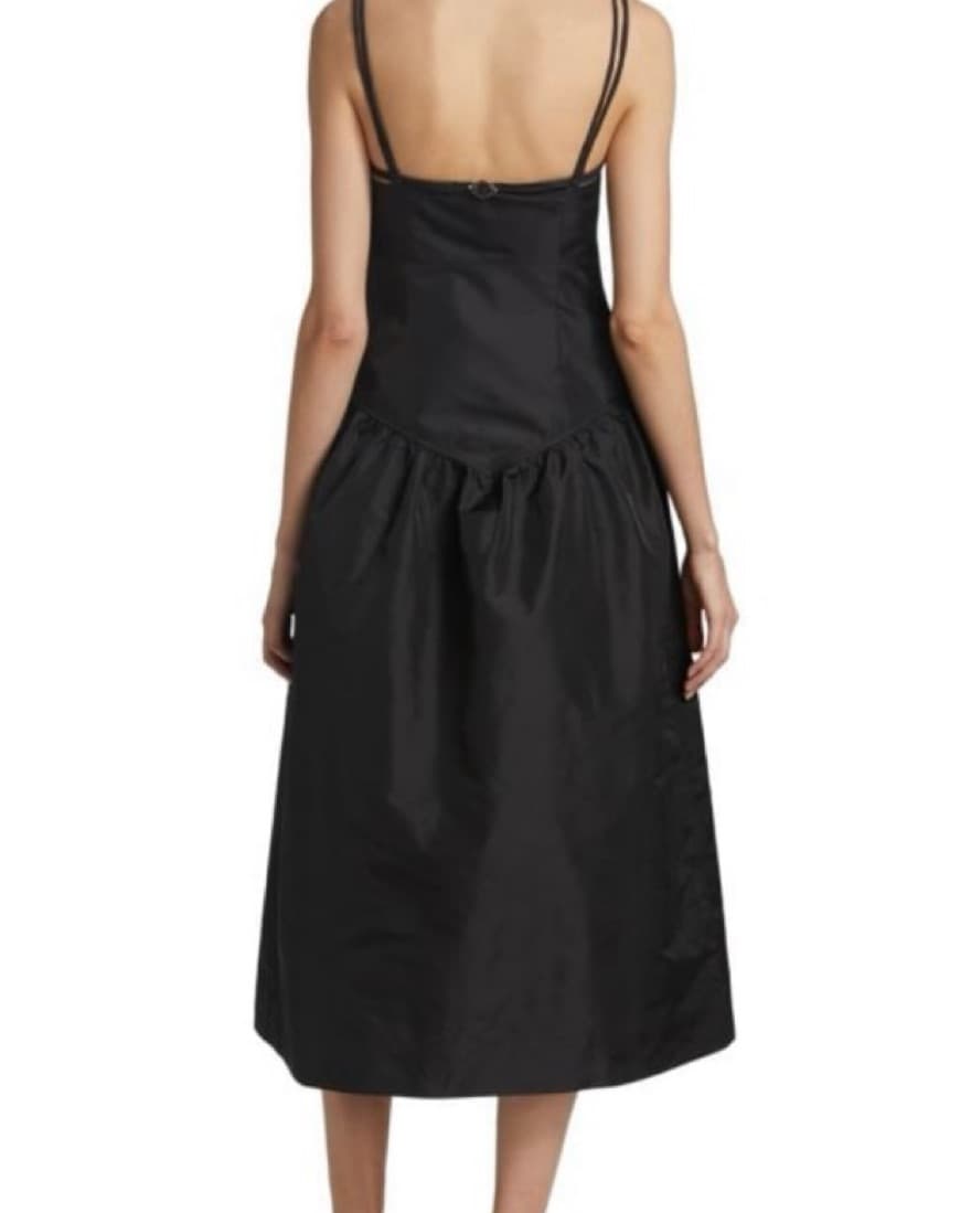 Ganni Taffeta Dropped Waist Midi - Image 3