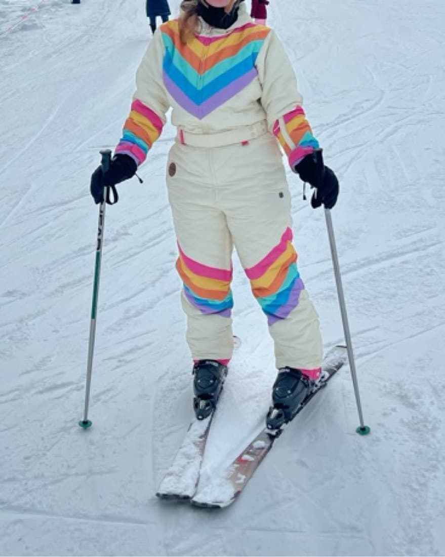 Vibrant Chevron Ski Jumpsuit - Image 2
