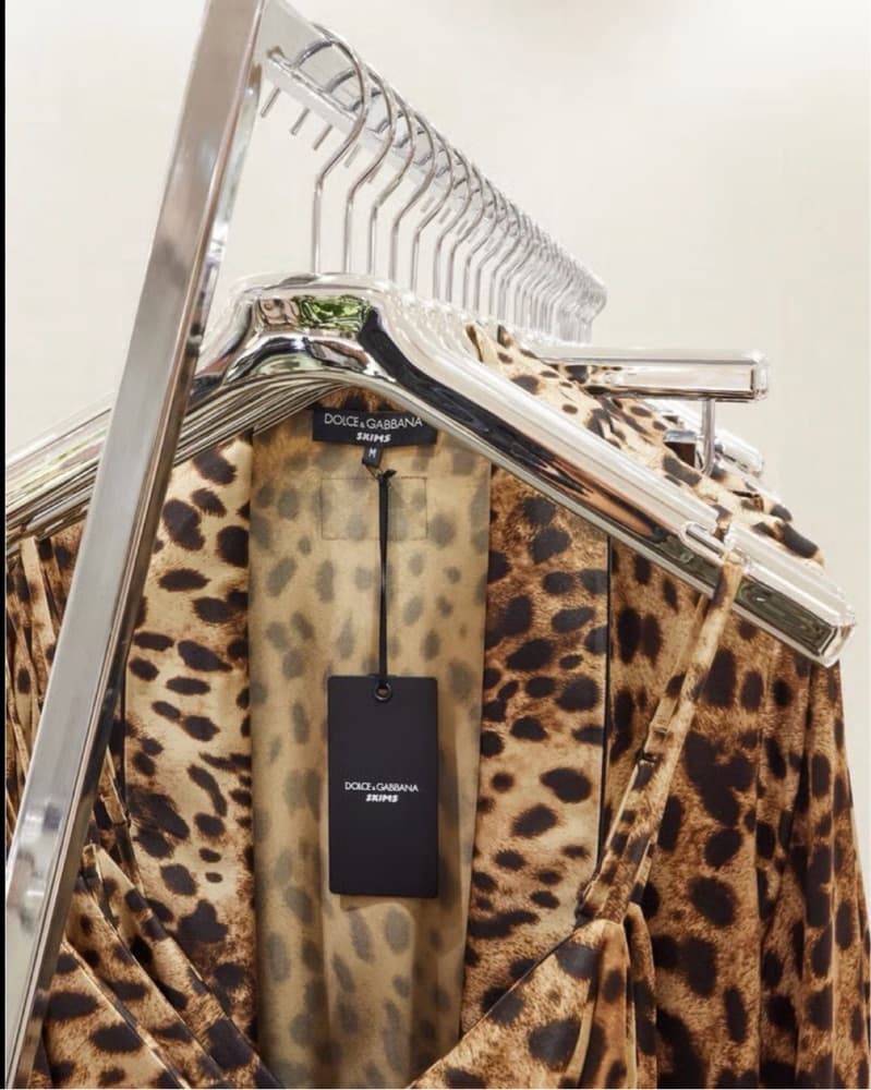 Leopard Print Dolce & Gabbana Skims Midi Dress - Image 2