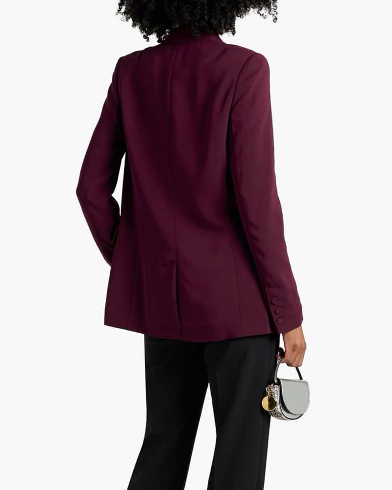 Diane Von Furstenberg Plum Blazer - Image 3