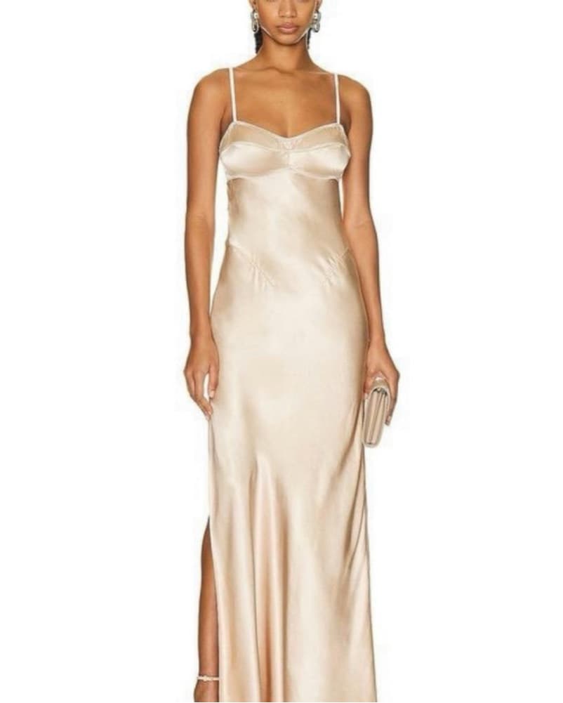 Bijou Dress In Champagne  - Image 2