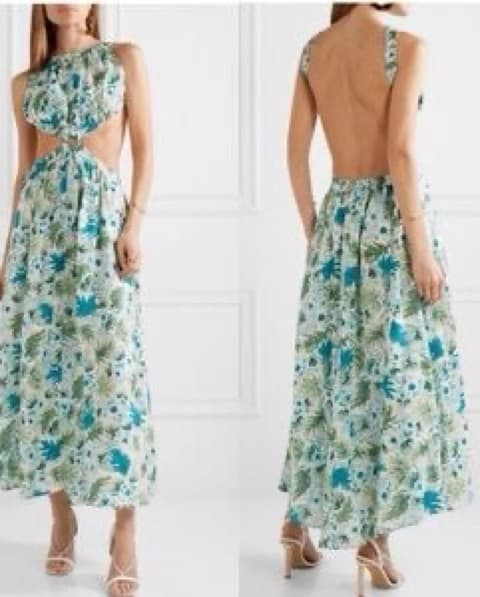 Cult Gaia Floral Cutout Maxi Dress - Image 2