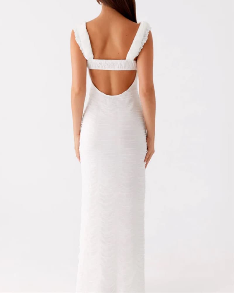 Peppermayo White Maxi Dress - Image 4