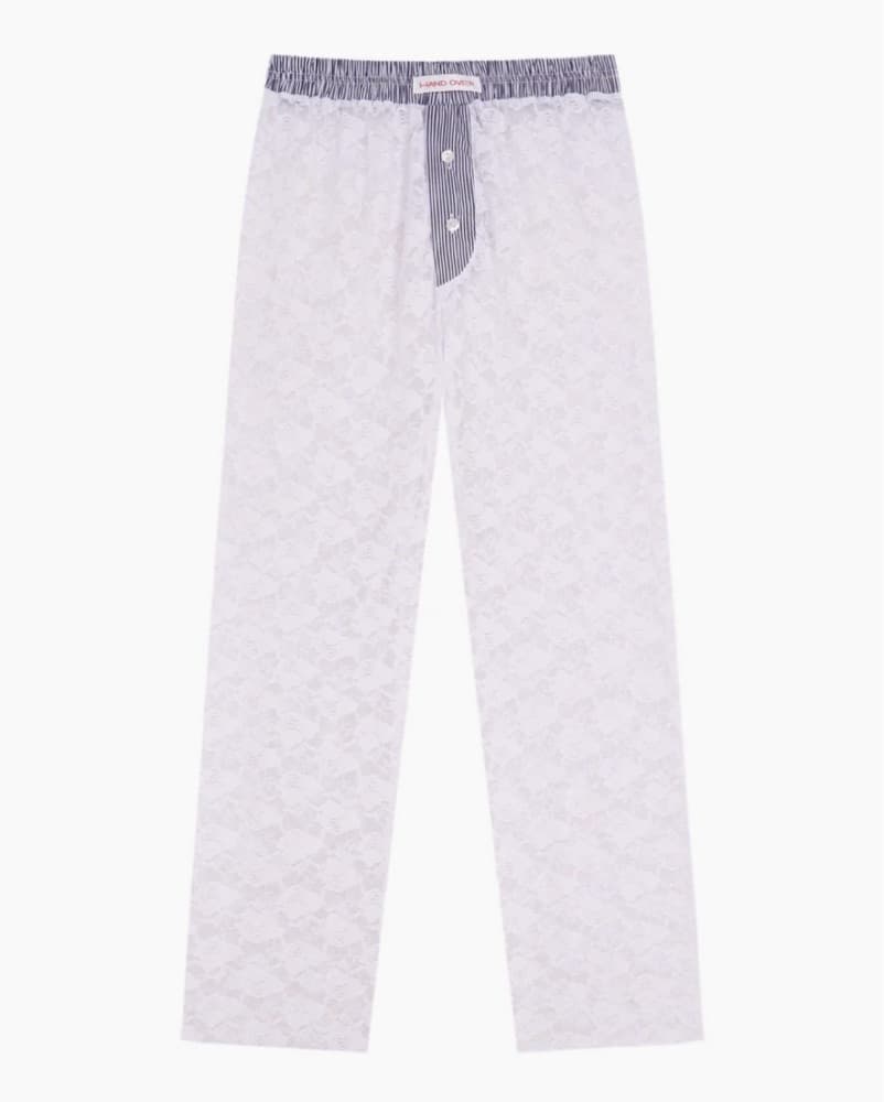 White Lace Boxer Pants - Image 4