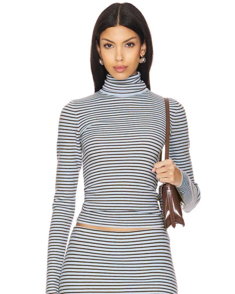 Tucker Cloud Knit Turtleneck Sweater in  - Image 1