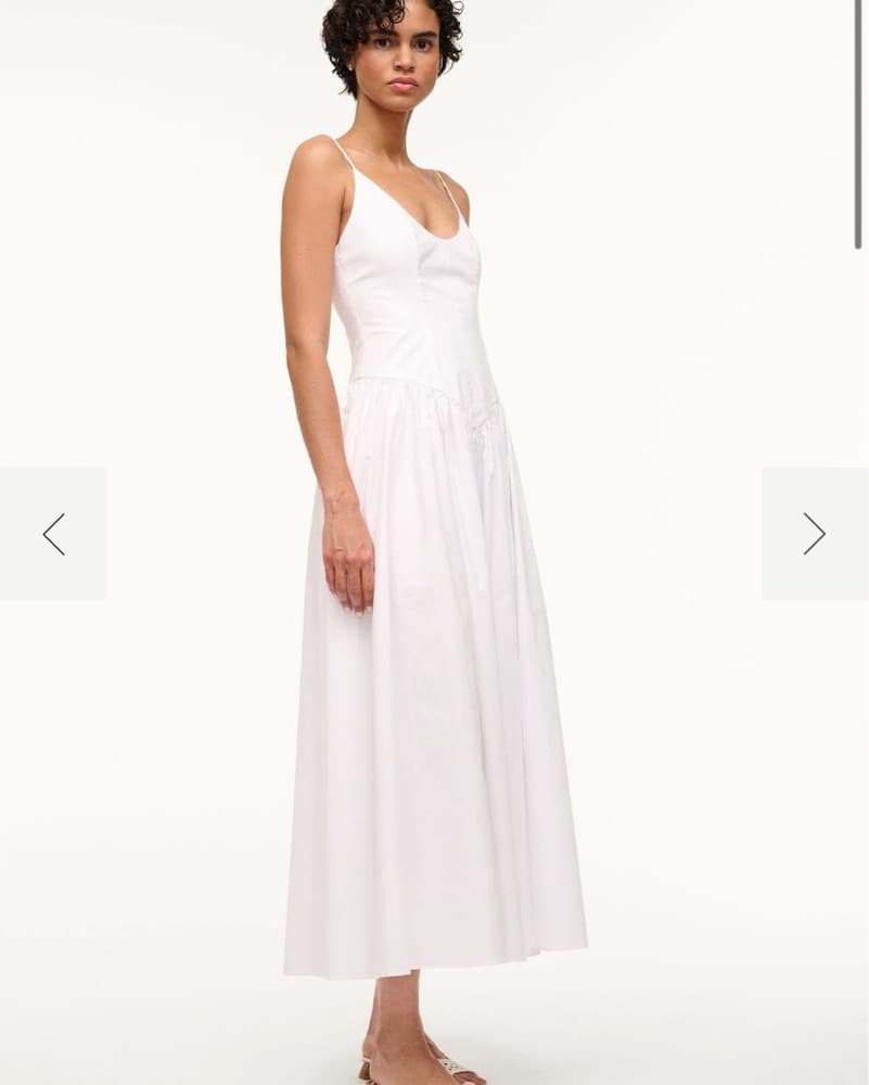 STAUD Dena white midi - Image 1