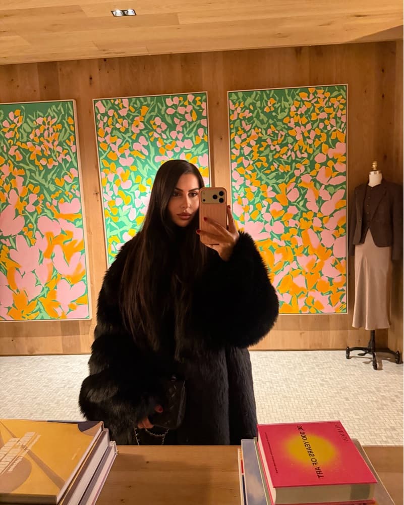 Fur Oversized Long Coat – Minimalist Sta - Image 2