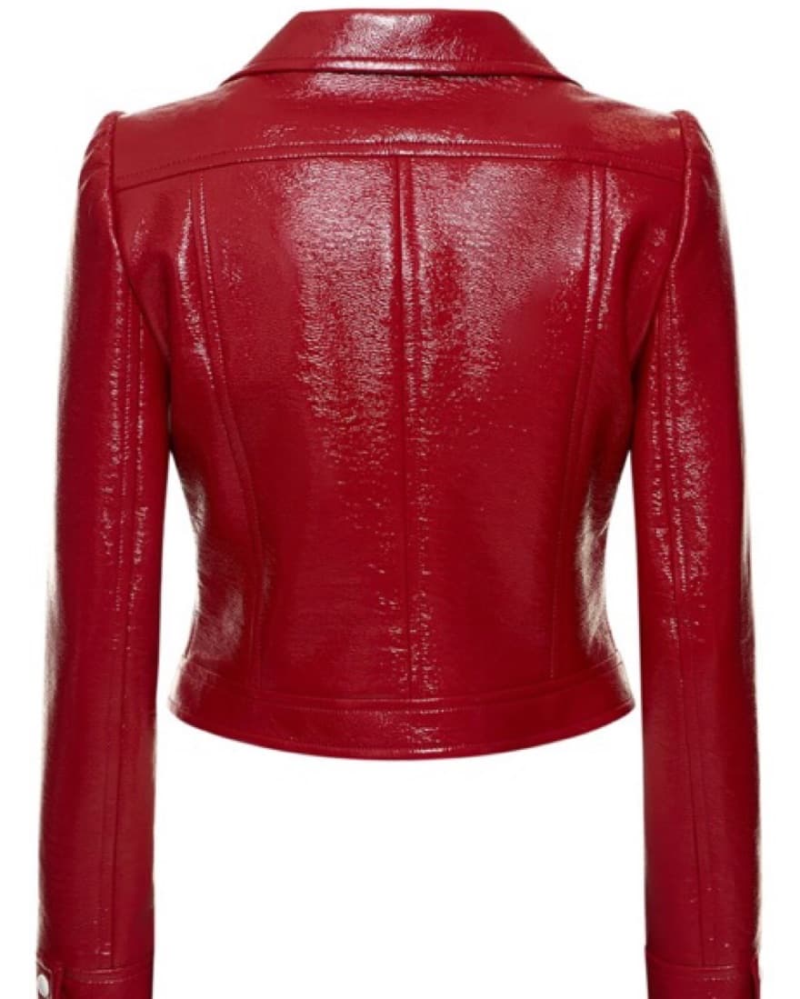 Courrèges Vinyl Red Jacket  - Image 2