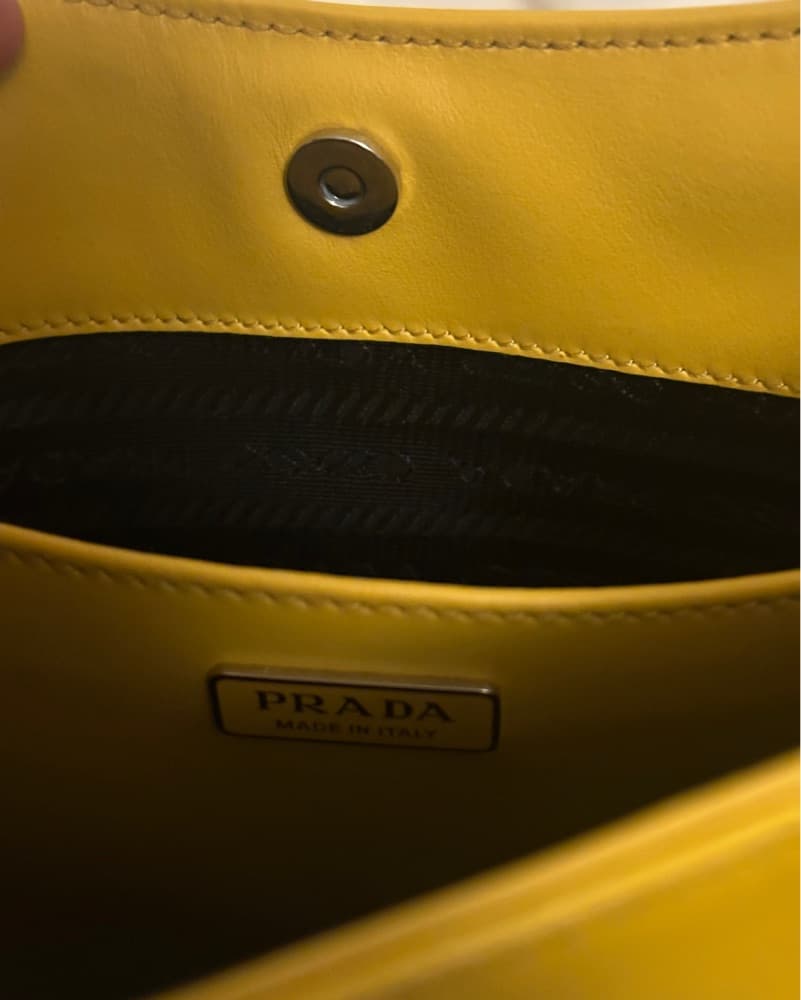 Prada Cleo Bag in Yellow - Image 3