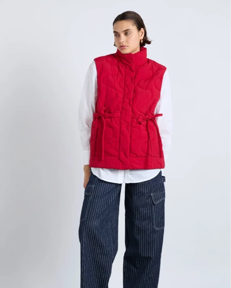 Damson Madder Red Vest - Image 1