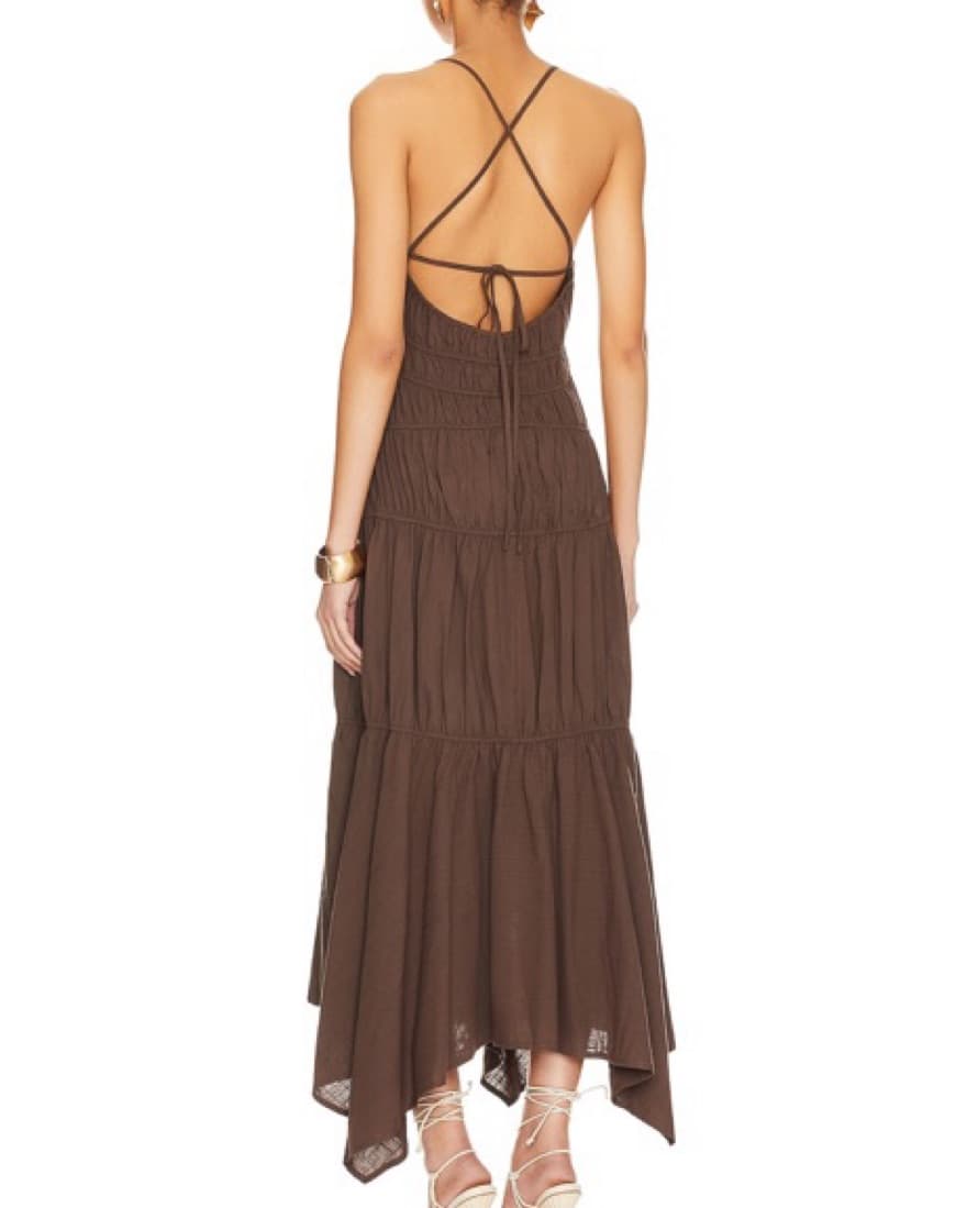 Tahlia Dress in Chocolate - Image 2