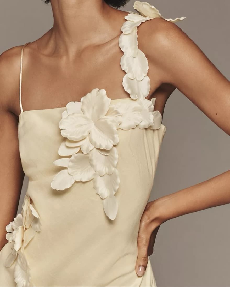 Anthropologie Hutch Yellow Dress - Image 4