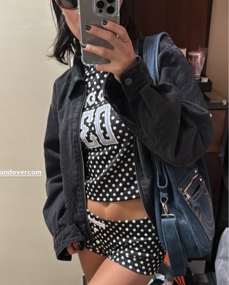 Hand Over Tank Short Polka Dot Set - Image 4