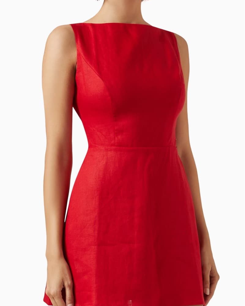 Reformation Linen Dress - Image 2