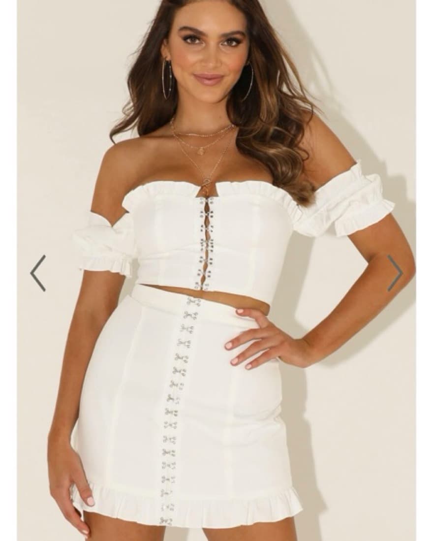 Showpo Two Piece White Set - Image 1