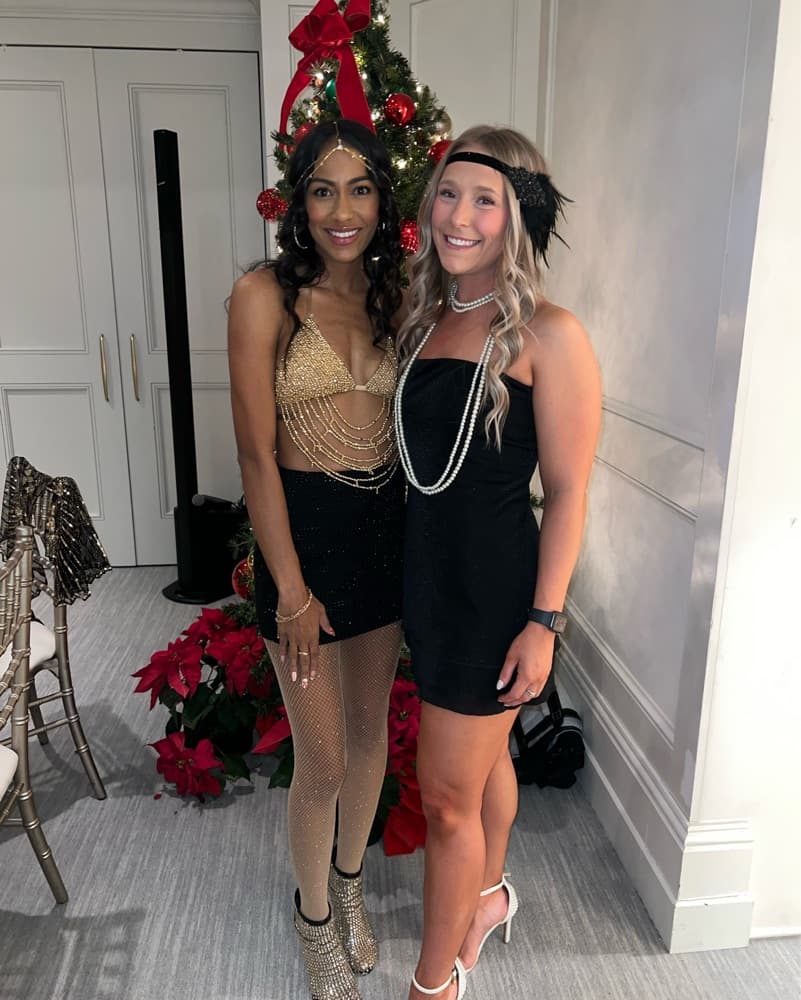 Mini Black Shimmer Dress  - Image 2