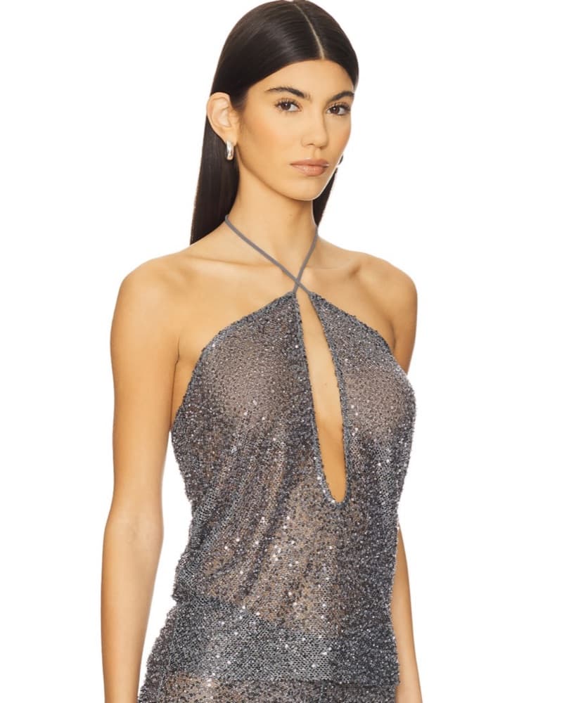 Sparkly Sequin Freya Top  - Image 1