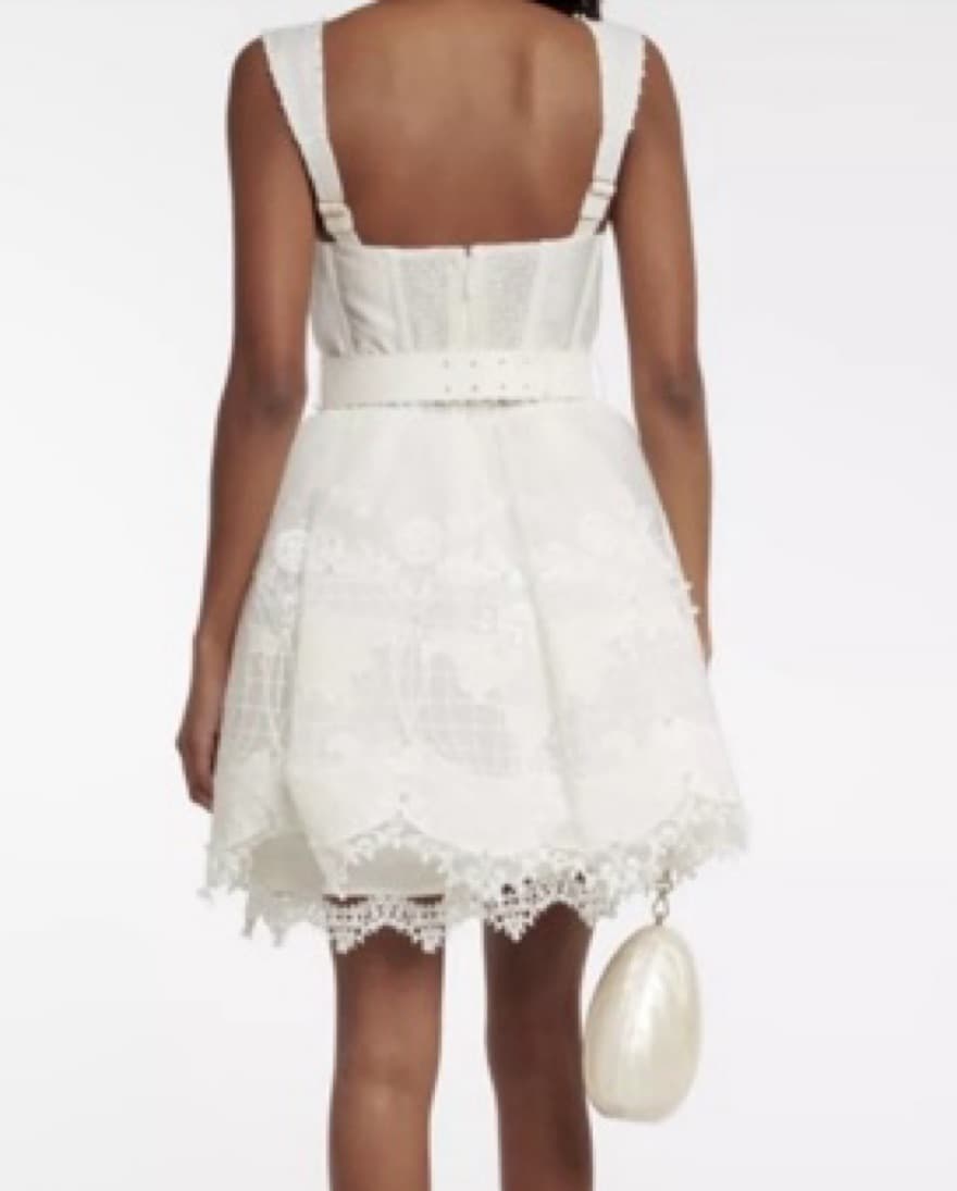 Zimmermann High Tide Lace Bodice Dress - Image 3
