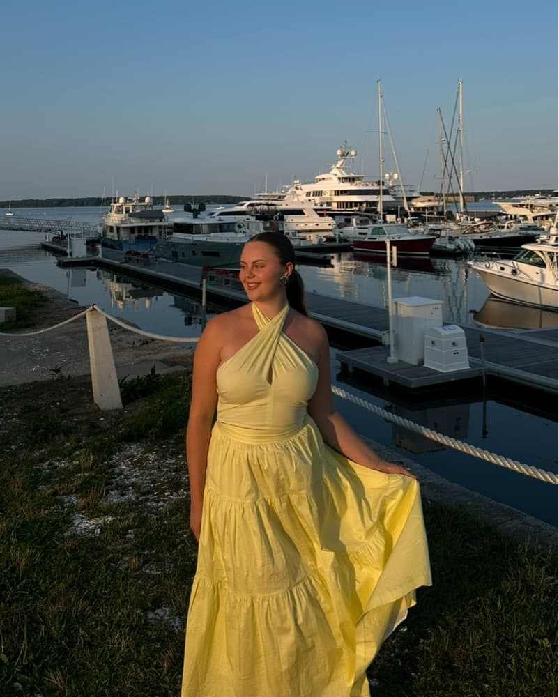 Staud Yellow Maxi Skirt  - Image 3