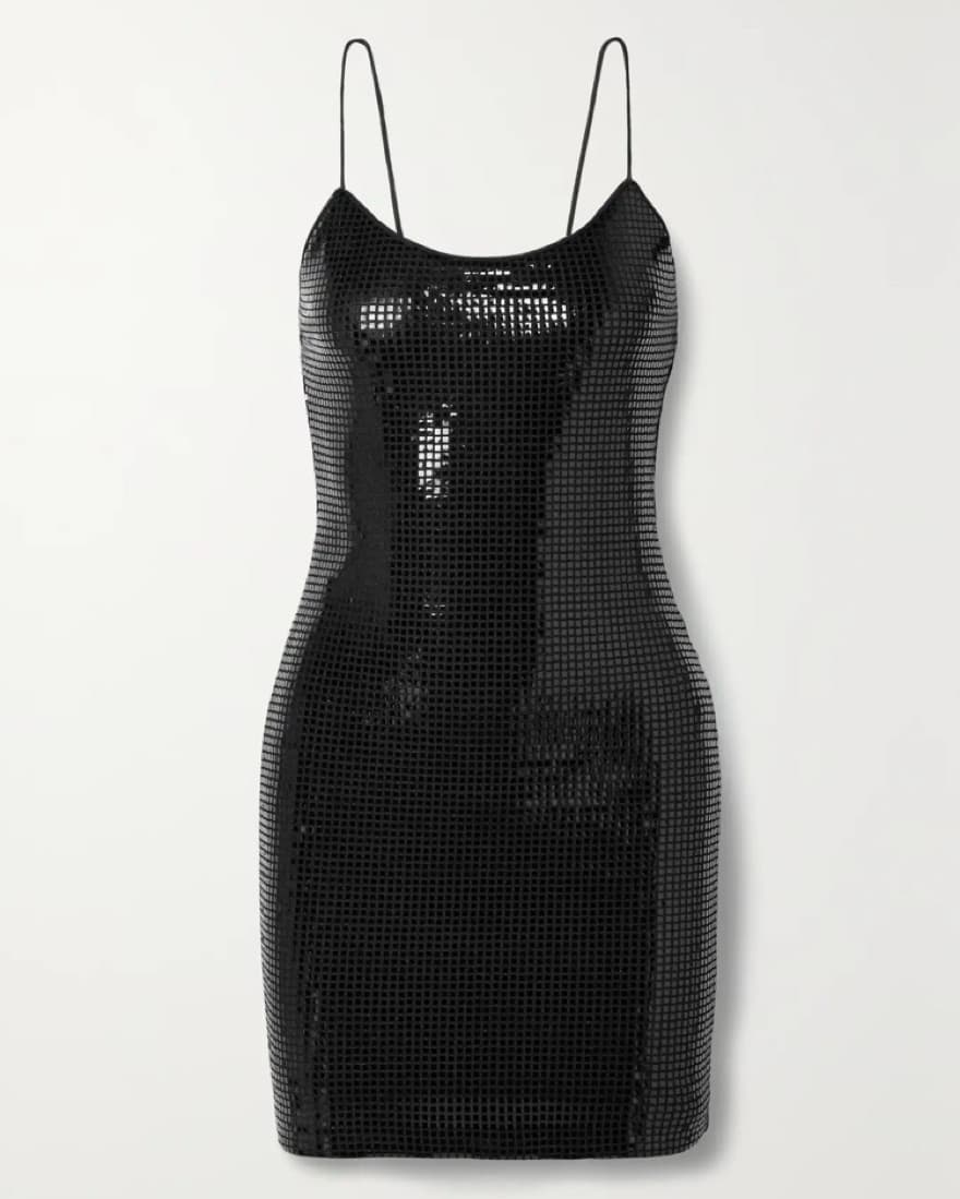 Black Sequin Dress - Image 1