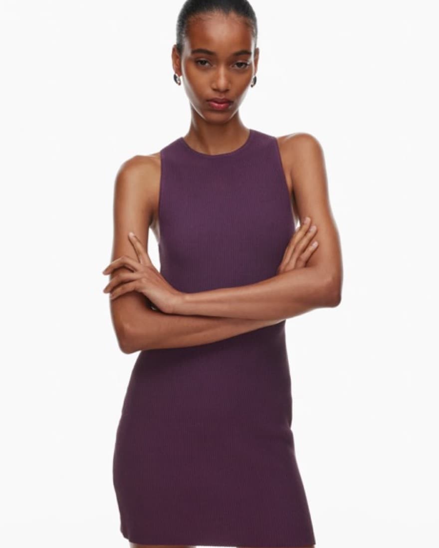 Babaton Sculpt Knit Mini Dress - Image 3