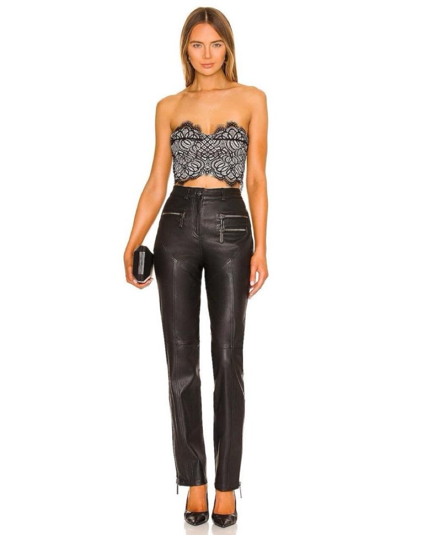 Kendall Lace Crop Top - Image 2