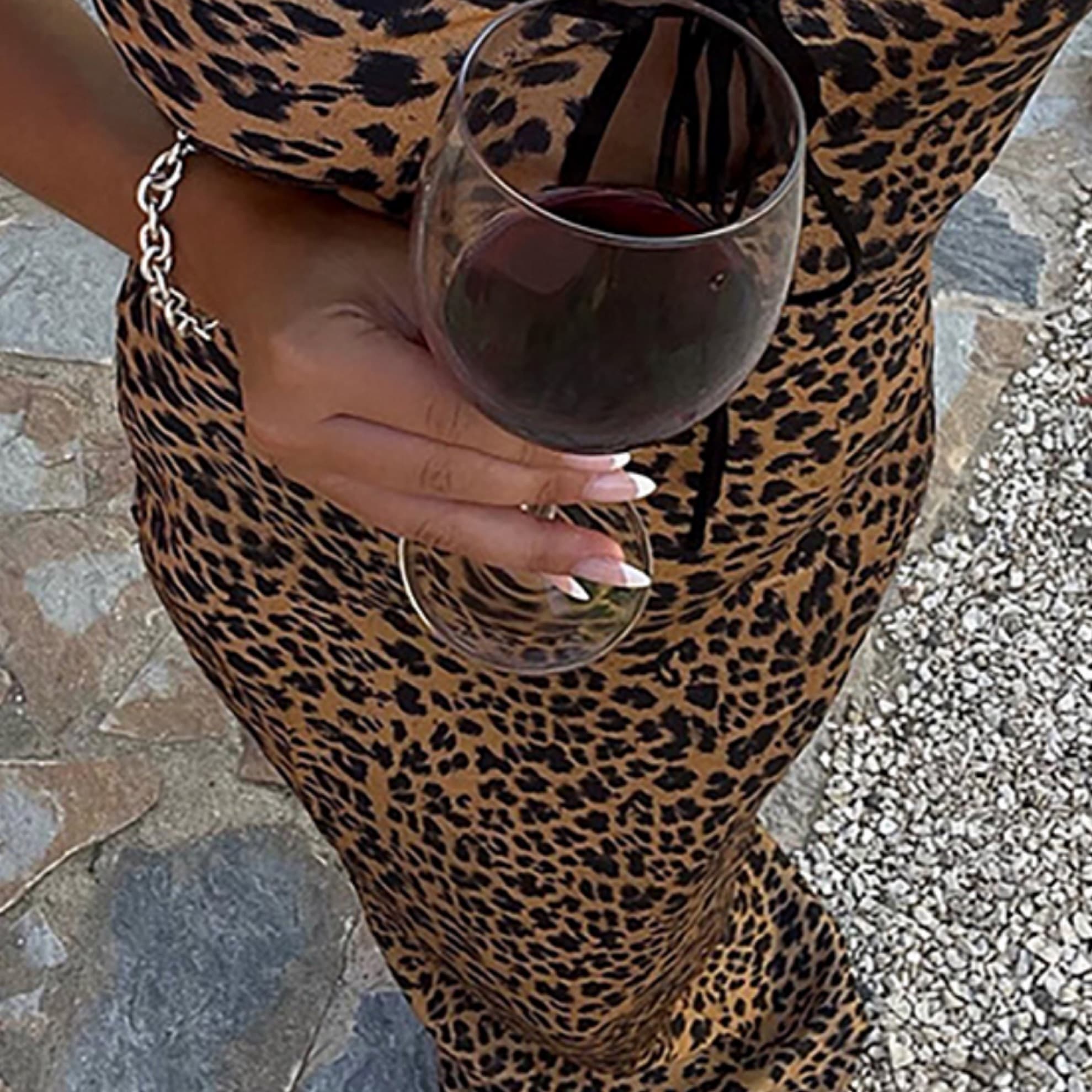 Rumored Leopard Print Dress - Image 4