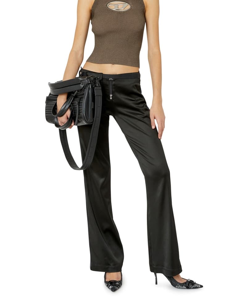Chic Diesel Low Rise Satin Pants - Image 1