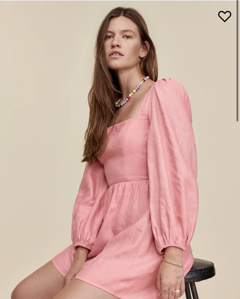 Reformation Brodie Linen Dress - Image 2