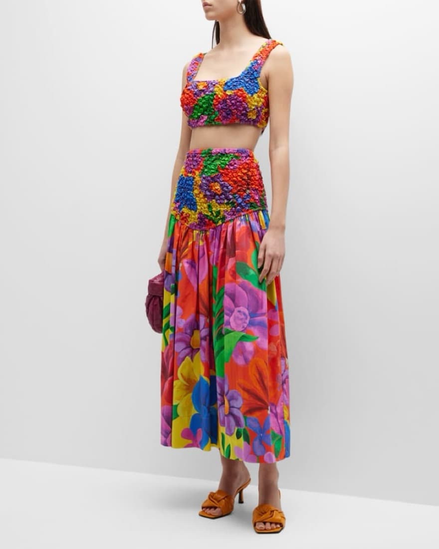 Mara Hoffman Floral Set - Image 1