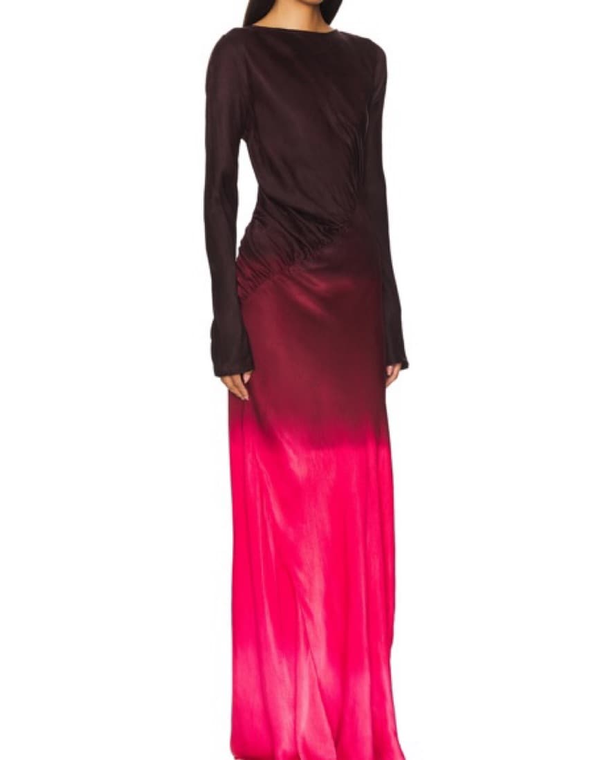 SWF Ombré Drape Maxi Dress - Image 2