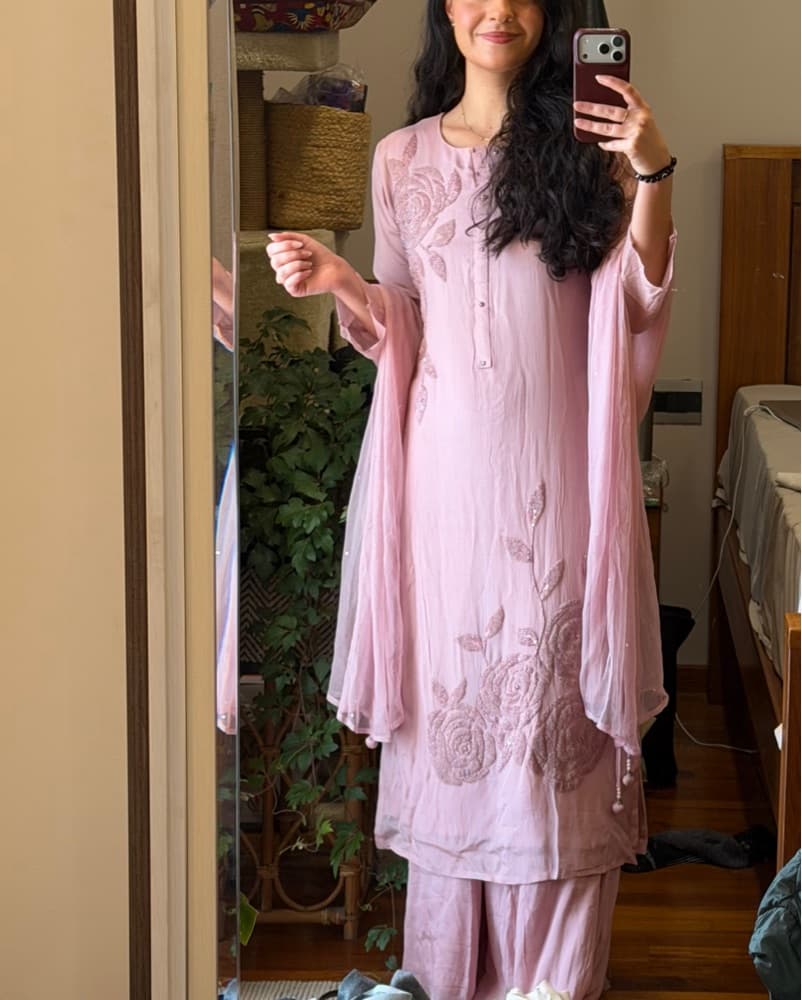 Pink Sharara / Salwar Kameez Suit - Image 1