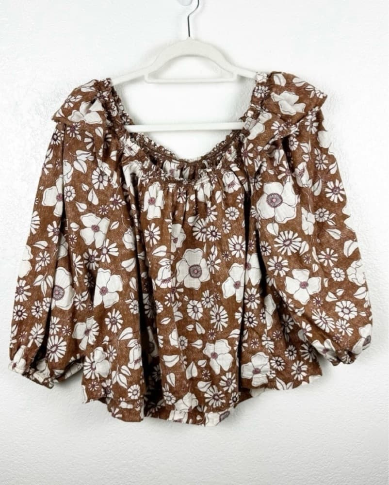 Free People Miss Daisy Printed Top - Image 3