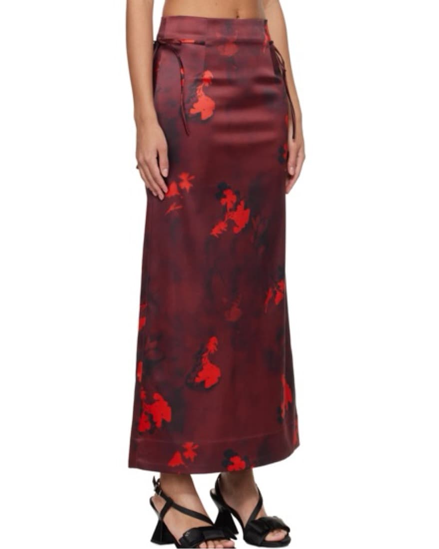 Ganni Patterned Maxi Skirt - Image 2