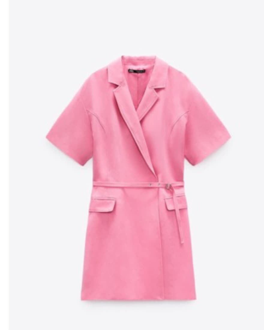 Zara Pink Blazer Dress - Image 3