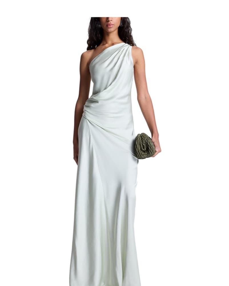 Sage ALC One Shoulder Gown  - Image 1