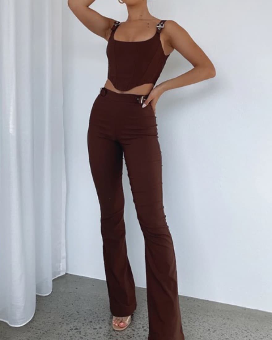Brown Two Piece Set - Image 1