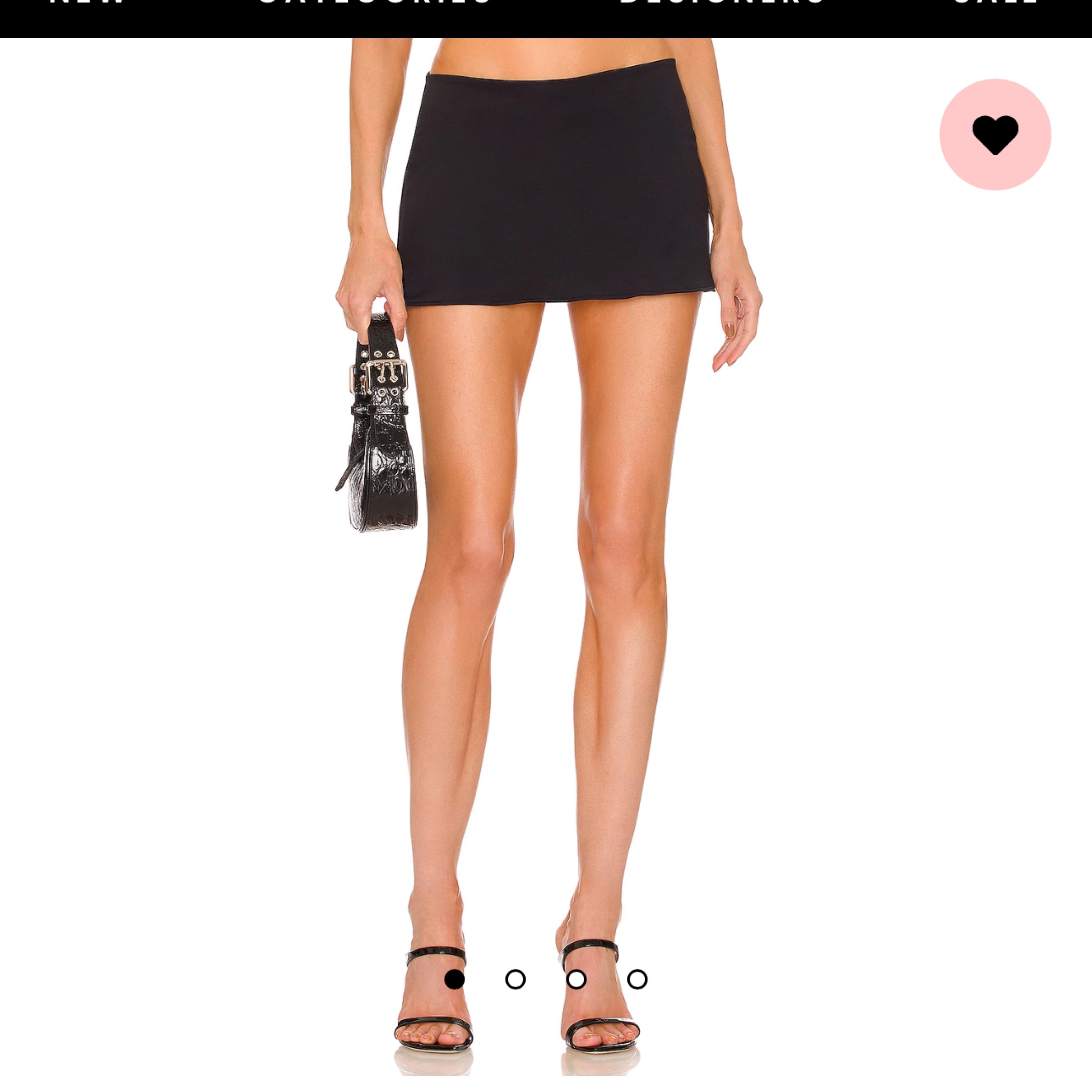GUIZIO micro mini skirt black XS - Image 1