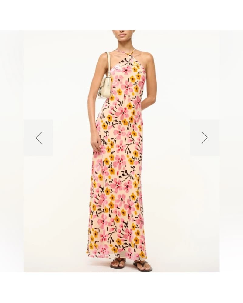 Staud Cubism floral Blossom Dress size 4 - Image 2