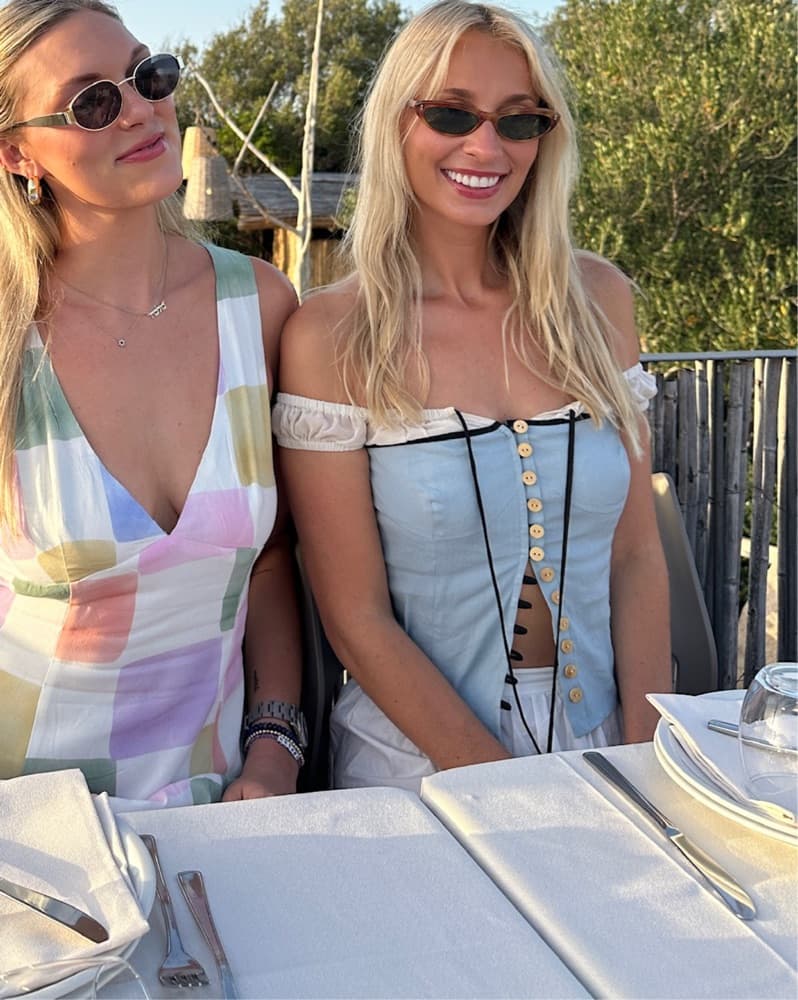 Orseund Iris off the shoulder top. - Image 1