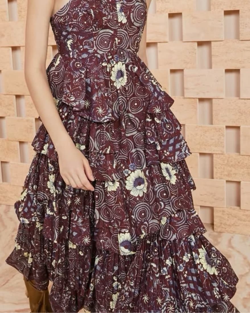 Purple Ulla Johnson Dress  - Image 5