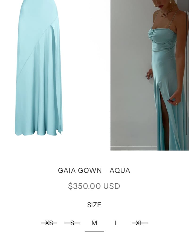 SOLD OUT- HTNR The Label Gaia Gown - Image 1