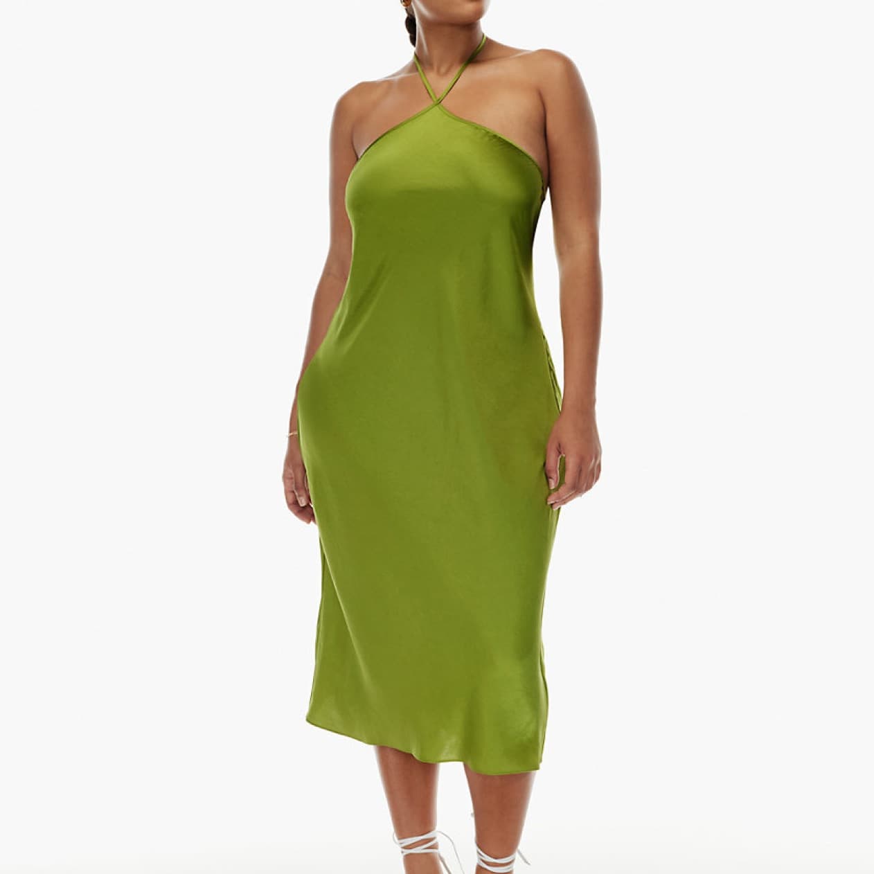 Green Halter Dress - Image 2